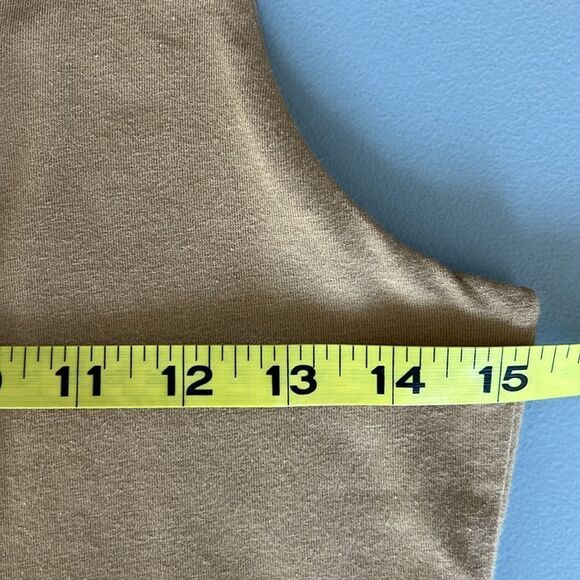 NWOT Everlane The Supima® Jersey Riviera Dress in Tiger’s Eye Size XS - Picture 9 of 13